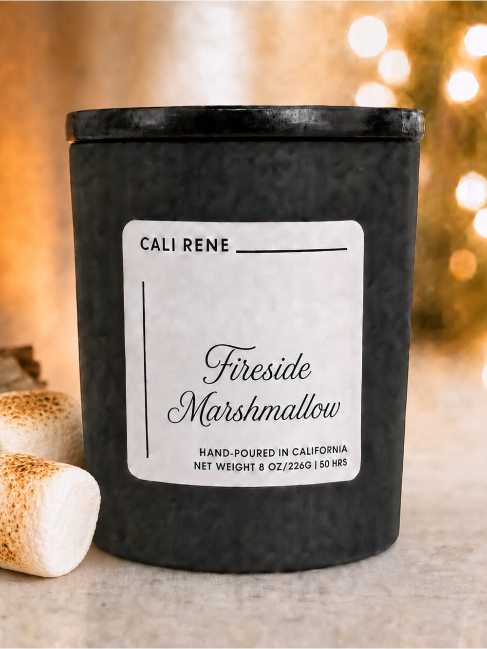 Fireside Marshmallow Coconut Wax Candle 8 oz